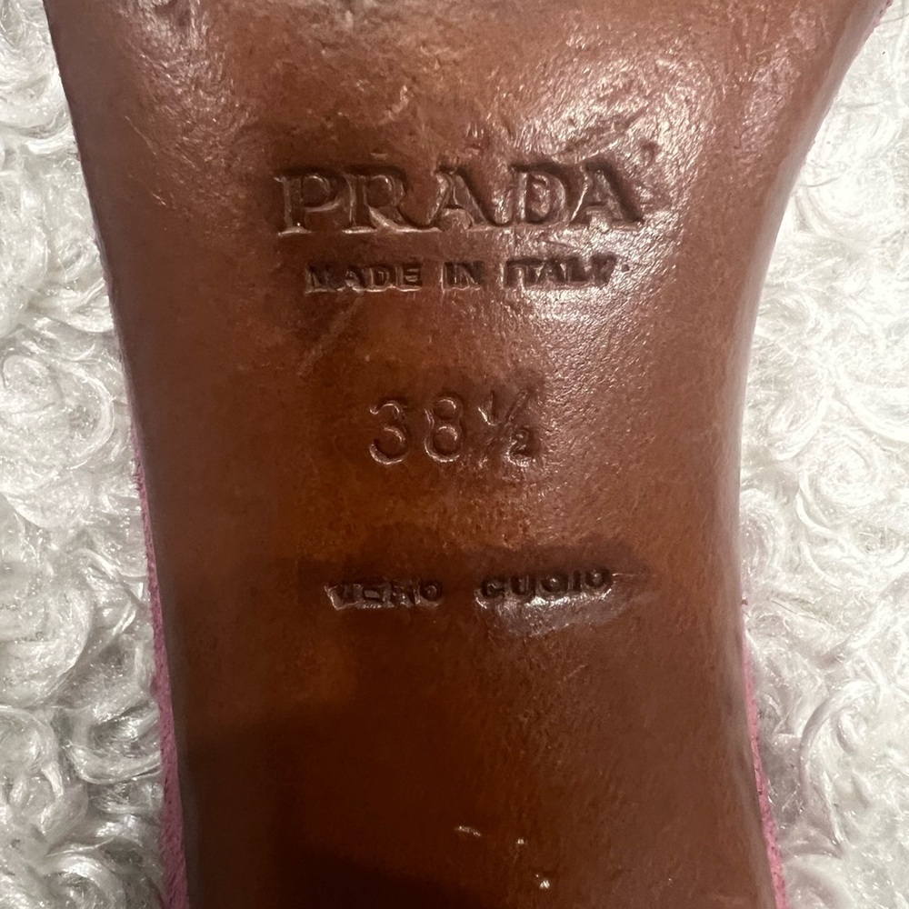 Prada Heels Block women’s Clogs Sandals - Picture 7 of 10